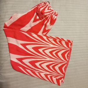 NWOT-Ivory/Orange Wide Leg & Flare Pants